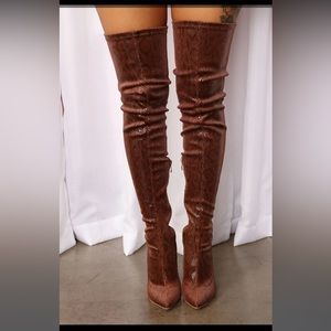 Knee high boots